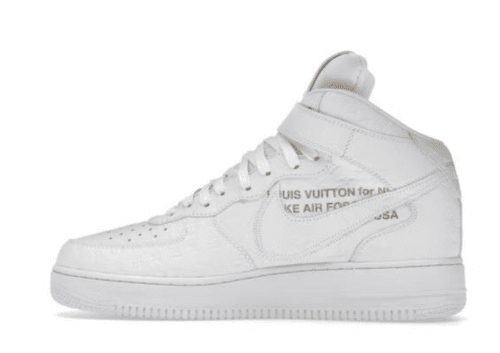Louis Vuitton Nike Air Force 1 Mid  'BY Virgil Abloh White' - Imagen 2