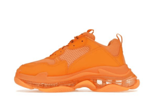 Balenciaga Triple S Clear Sole 'Orange ' - Imagen 3