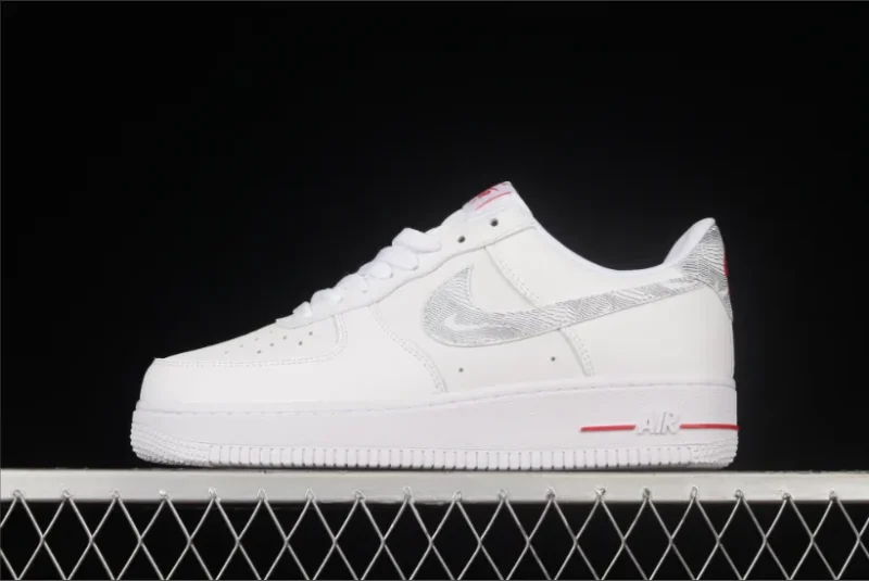 Pack Nike Air Force 1 Low Topography Blanco Universidad Rojo