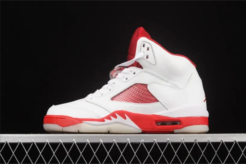 Jordan 5 Retro Blanco Rosa Rojo