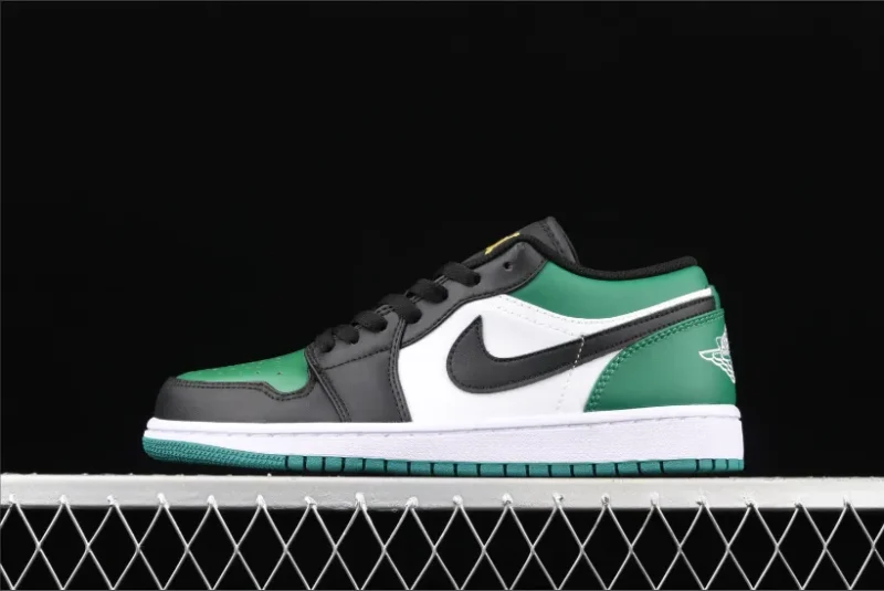 Jordan 1 Low con puntera verde