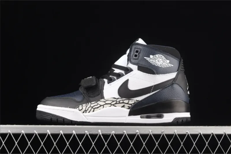 Jordan Legacy 312 Blanco Midnight Azul marino