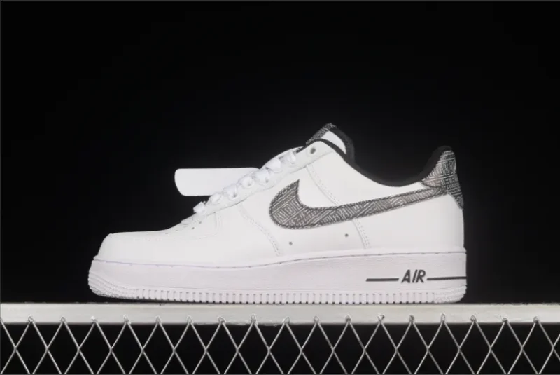 Nike Air Force 1 Low '07 Blanco Plateado Metálico