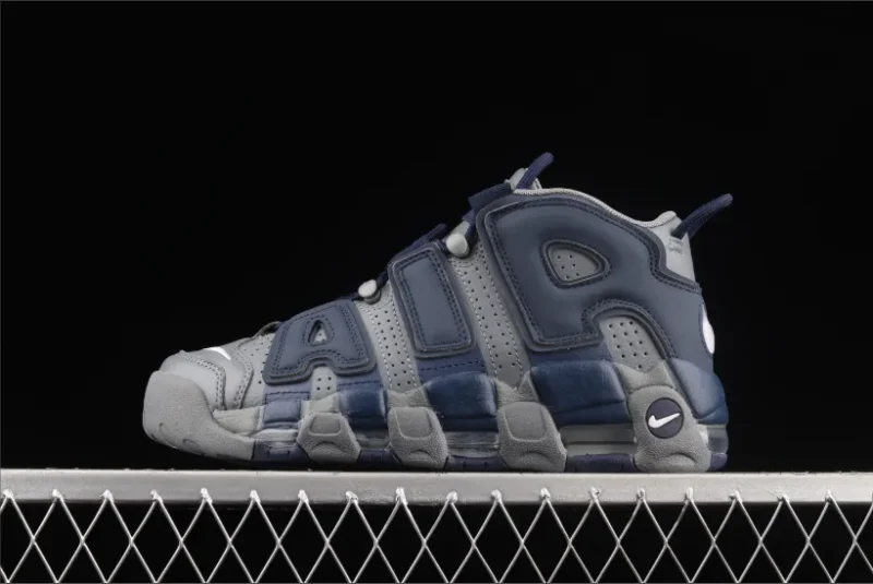 Nike Air More Uptempo azul marino noche y gris hielo