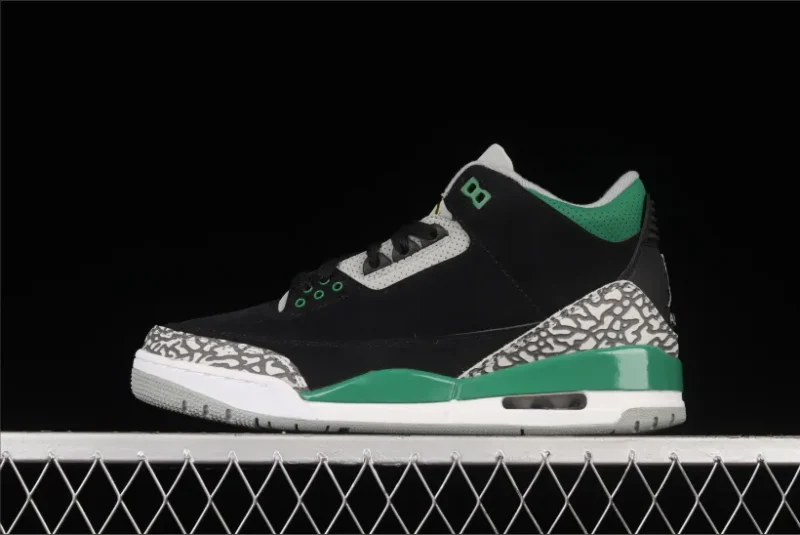 Jordan 3 Retro en verde pino