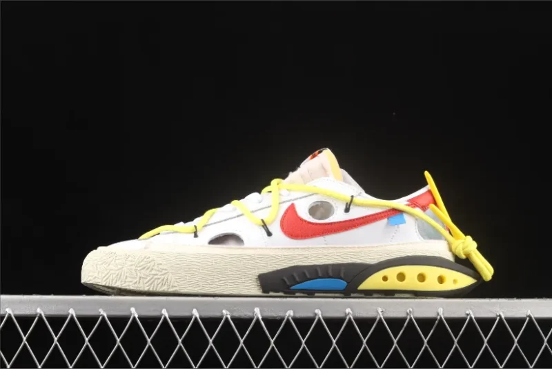 Nike Blazer Low Off-White en rojo