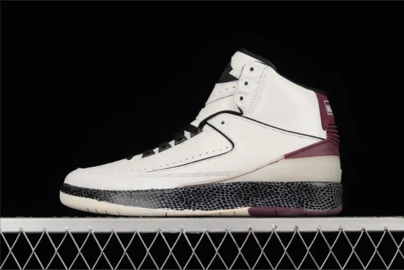 Jordan 2 Retro Low SP Off-White en blanco y rojo