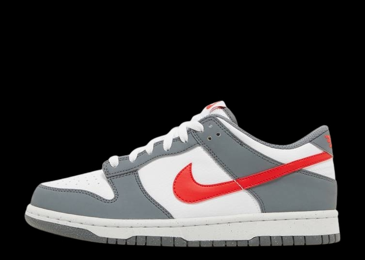 NIKE SB DUNK LOW GREY RED