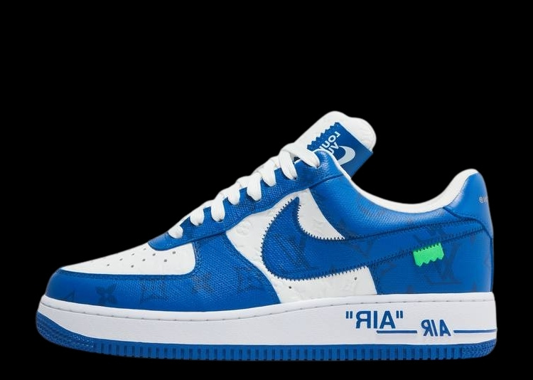 NIKE AIR FORCE 1 LOUIS VUITTON BLUE