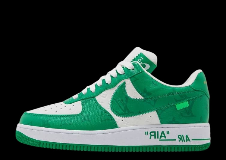 NIKE AIR FORCE 1 LOUIS VUITTON GREEN