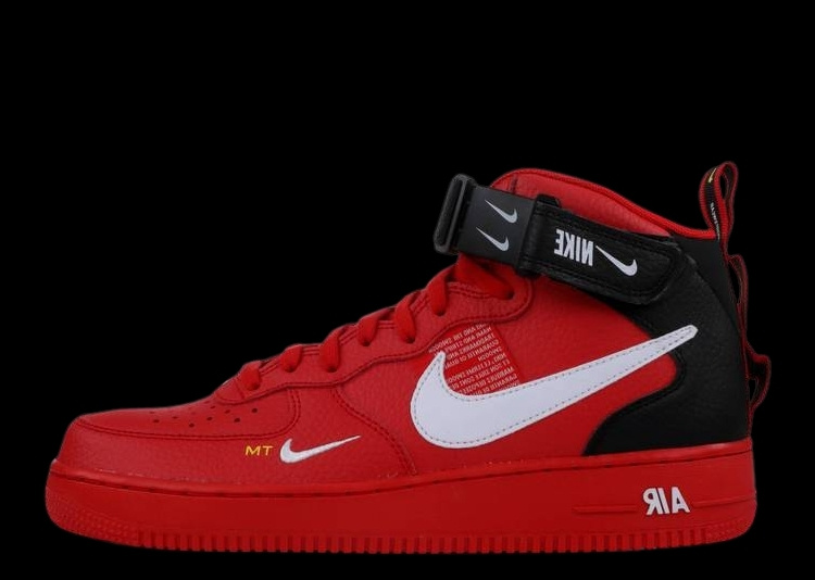 NIKE AIR FORCE 1 HIGH OVERBRANDING RED