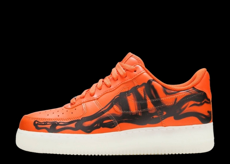 NIKE AIR FORCE 1 SKELETON ORANGE