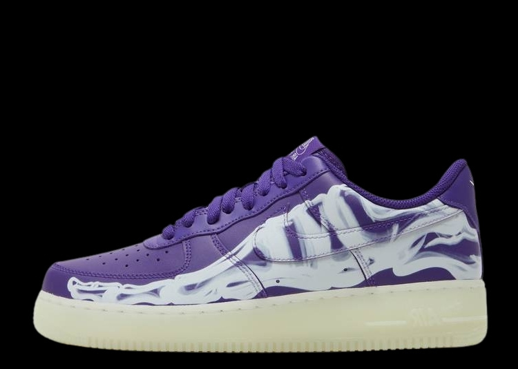 NIKE AIR FORCE 1 SKELETON PURPLE