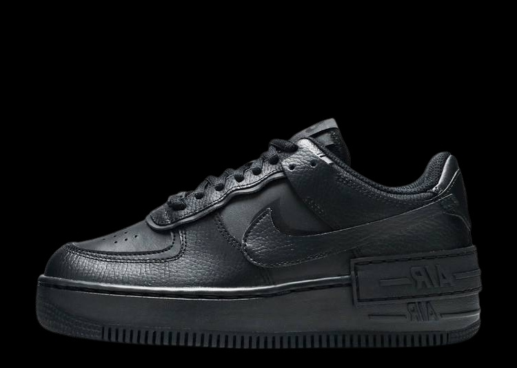NIKE AIR FORCE 1 SHADOW TRIPLE BLACK