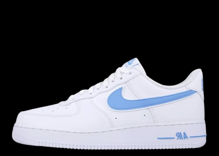 NIKE AIR FORCE 1 UNIVERSITY BLUE AND WHITE