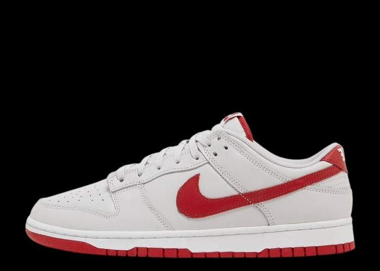 NIKE SB DUNK LOW VAST GREY VARSITY RED
