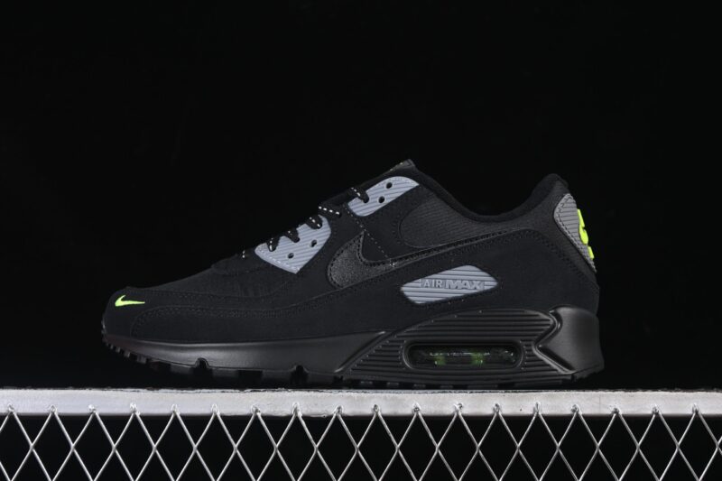 NIKE AIR MAX 90 BLACK REFLECTIVE SILVER