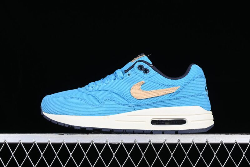 NIKE AIR MAX 1 BLUE CORDUROY