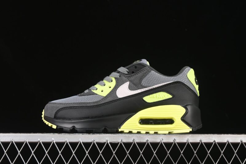 NIKE AIR MAX 90 DARK GRAY BLACK VOLT