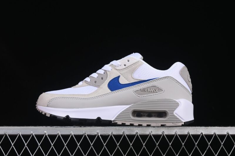 NIKE AIR MAX 90 METALLIC WHITE BLUE