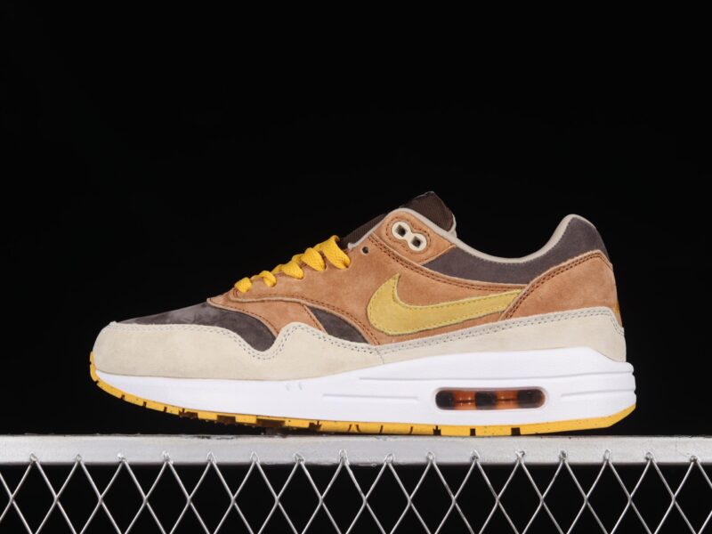 NIKE AIR MAX 1 PRM OCHRE YELLOW WALNUT