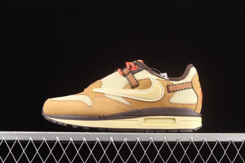 NIKE AIR MAX 1 TRAVIS SCOTT CACTUS JACK WHEAT YELLOW
