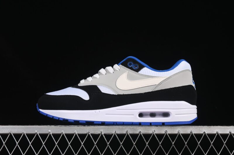 NIKE AIR MAX 1 WHITE BLACK BLUE