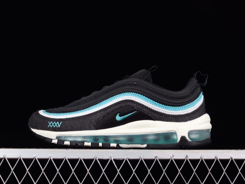 NIKE AIR MAX 97 BLACK SPORT TURQUOISE