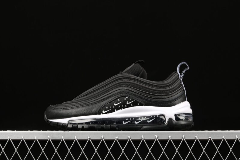 NIKE AIR MAX 97 BLACK SWOOSH PATTERN