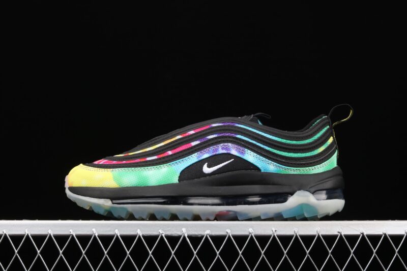 NIKE AIR MAX 97 BLACK TIE DYE