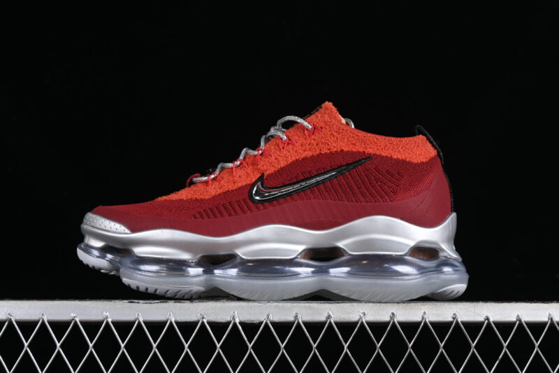 NIKE AIR MAX 2022 SCORPION FK IN METALLIC RED