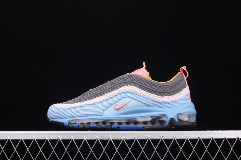 NIKE AIR MAX 97 LIGHT BLUE CORDUROY