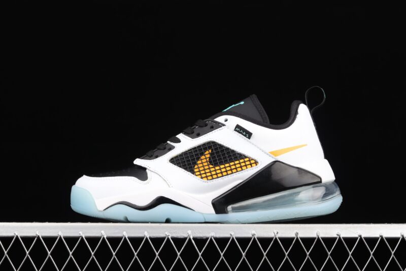 NIKE AIR MAX 270 LOW WHITE BLACK ORANGE ACQUA