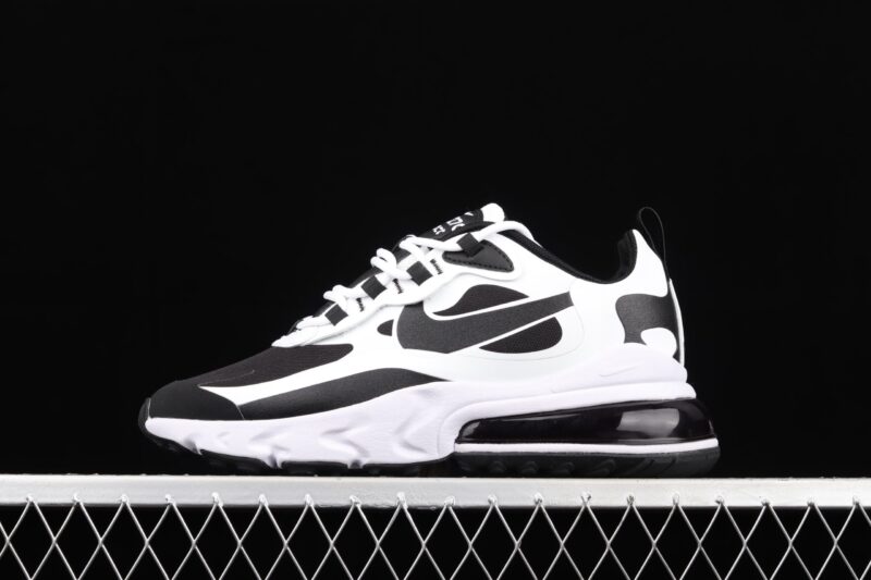 NIKE AIR MAX 270 REACT BLACK WHITE GREY