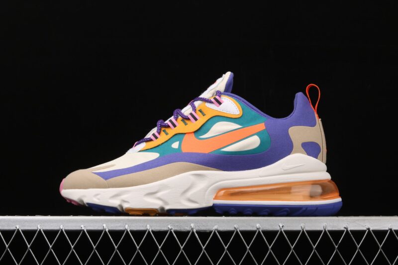 NIKE AIR MAX 270 REACT LIGHT BROWN OREWOOD