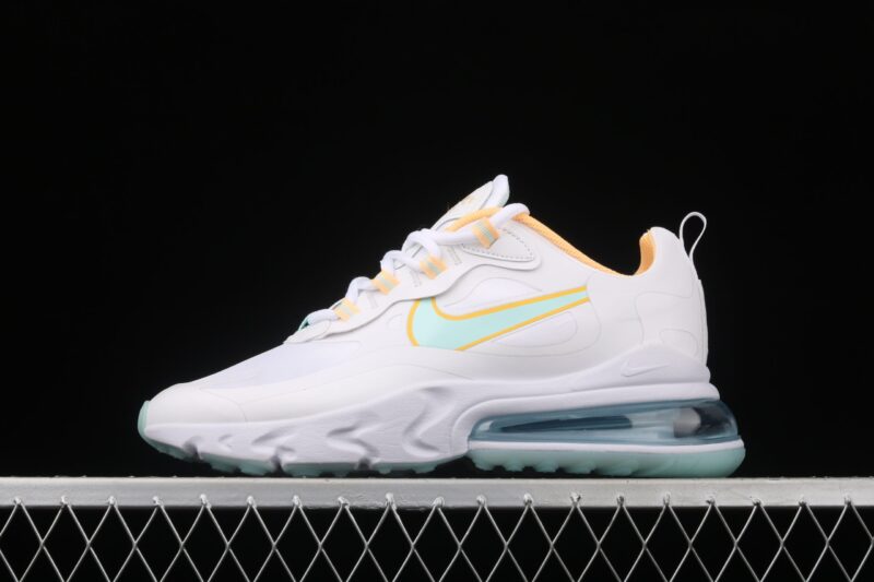 NIKE AIR MAX 270 REACT SUMMIT WHITE BLEACHED AQUA