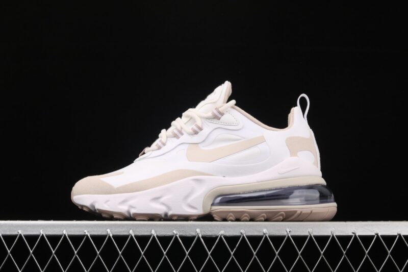 NIKE AIR MAX 270 REACT SUMMIT WHITE OREWOOD BROWN
