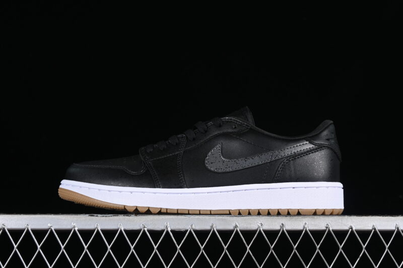 AIR JORDAN 1 LOW GOLF BLACK SNAKE PATTERN