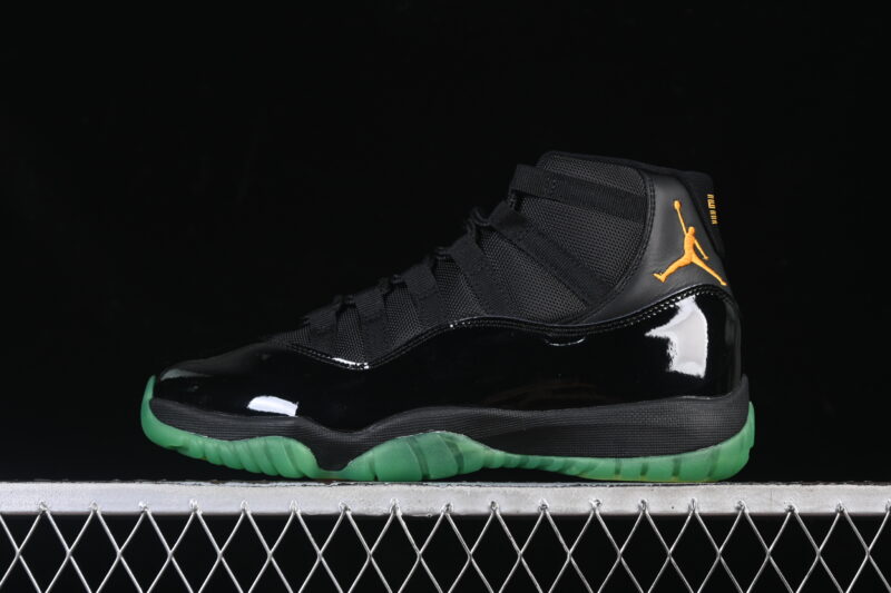 AIR JORDAN 11 RETRO GREEN BLACK