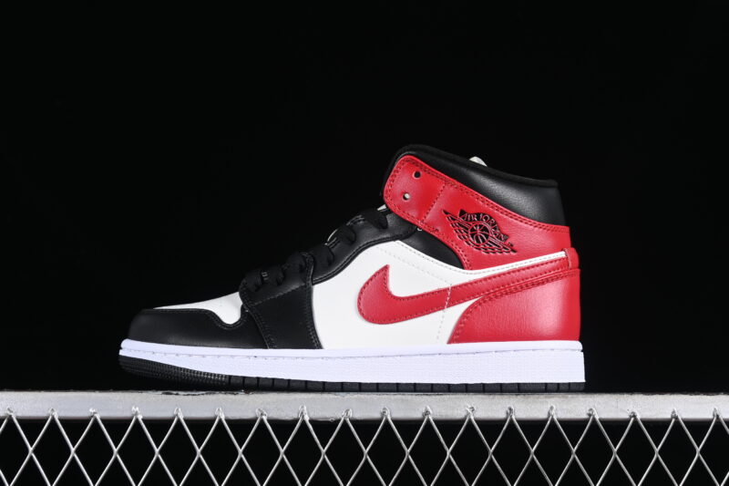 AIR JORDAN 1 MID BLACK TOE