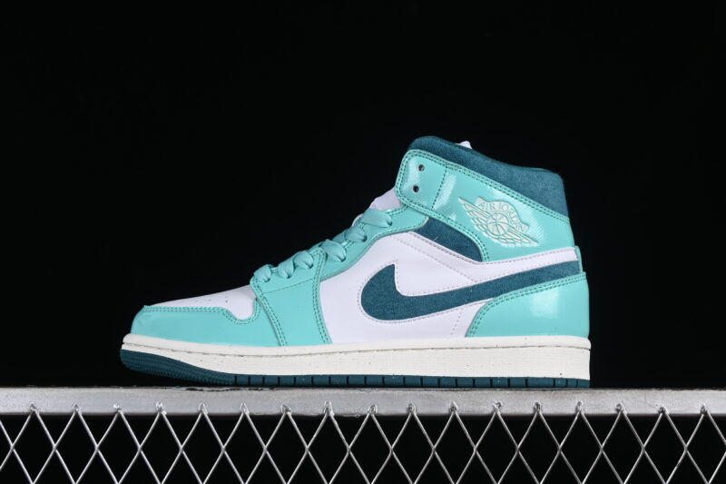 AIR JORDAN 1 MID BLEACHED TURQUOISE