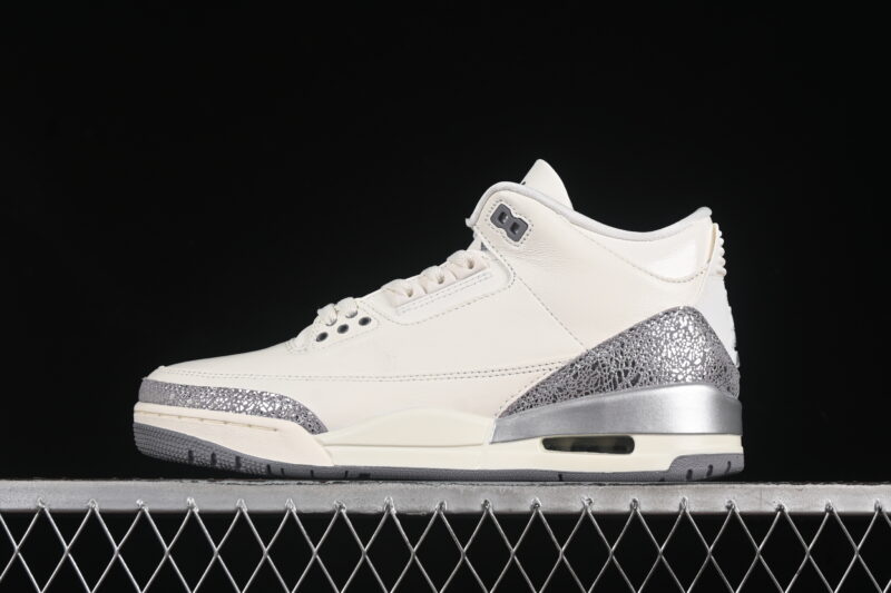 AIR JORDAN 3 SAIL METALLIC SILVER