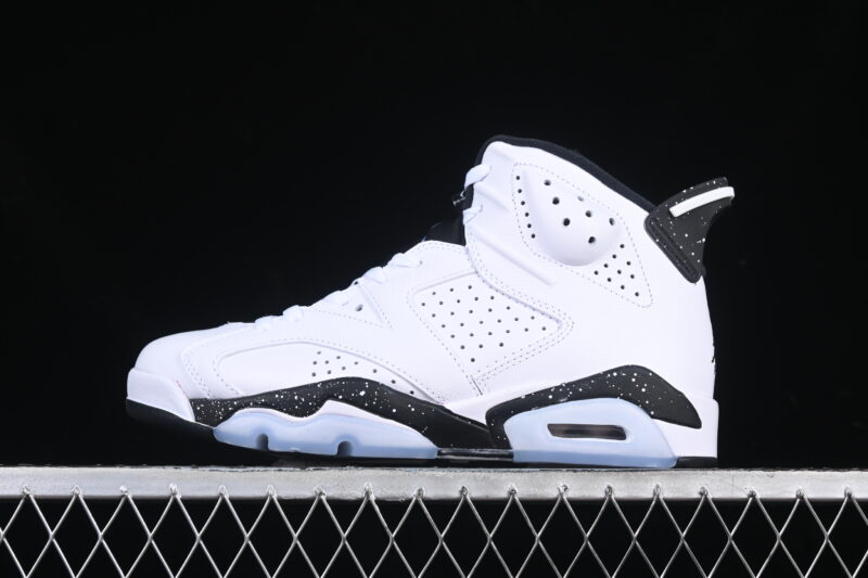 AIR JORDAN 6 RETRO WHITE AND BLACK