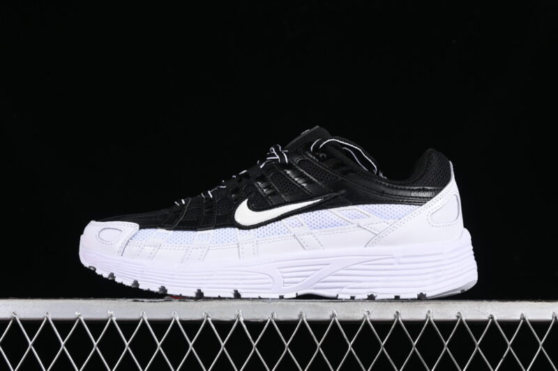 NIKE P-6000 BLACK WHITE