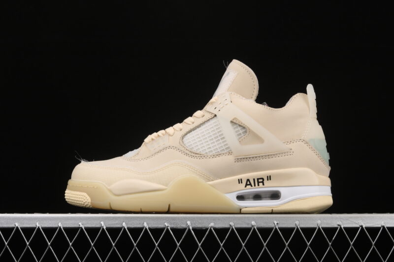 OF X AIR JORDAN 4 RETRO CREAM/SAIL