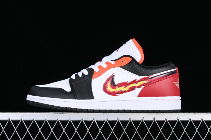 AIR JORDAN 1 LOW FLAMING SWOOSH