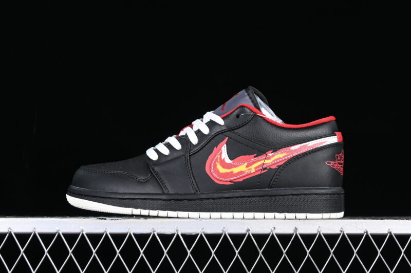 AIR JORDAN 1 LOW FLAMING SWOOSH