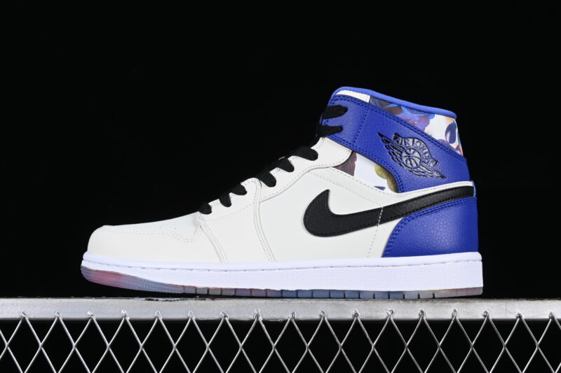 NK AIR JORDAN 1 MID FLOWER GARDEN