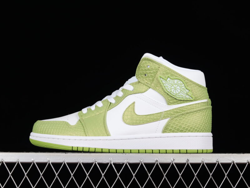 AIR JORDAN 1 MID SE GREEN PYTHON