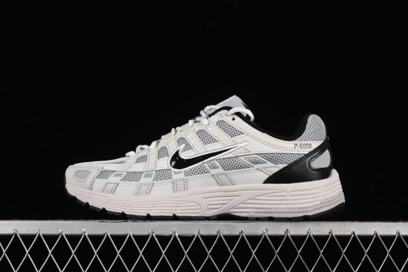 NIKE P-6000 IN BLACK AND PLATINUM
